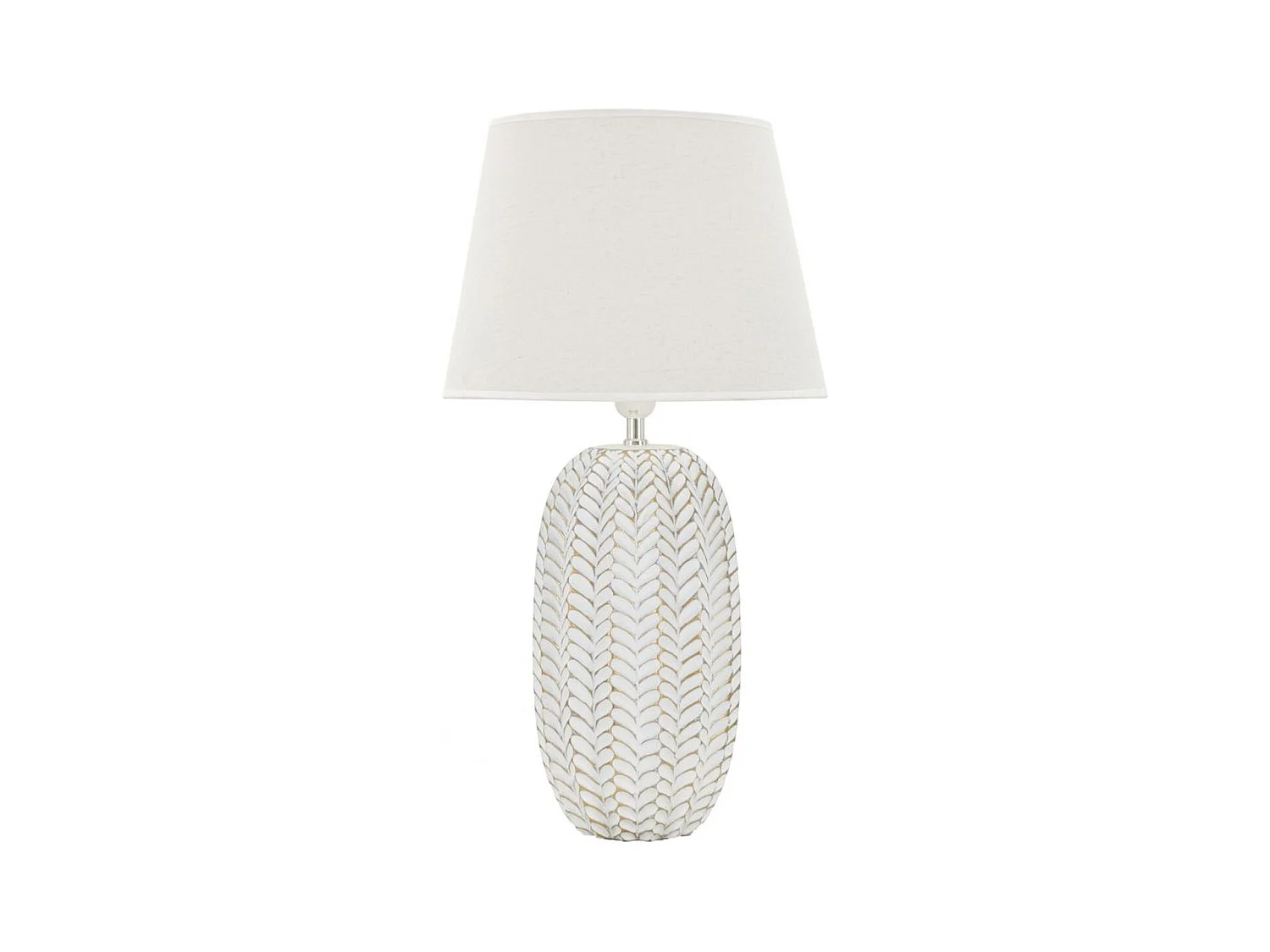 Lampe à Poser MF161, Blanc, 35x35x65 cm, Epikasa