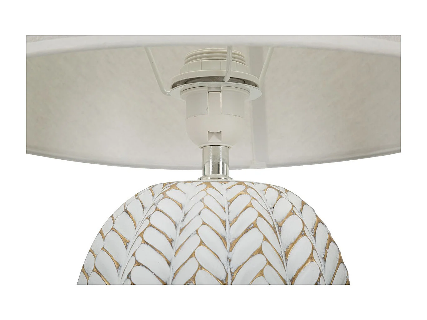 Lampa Stołowa MF161, Biały, 35x35x65 cm, Seven Design