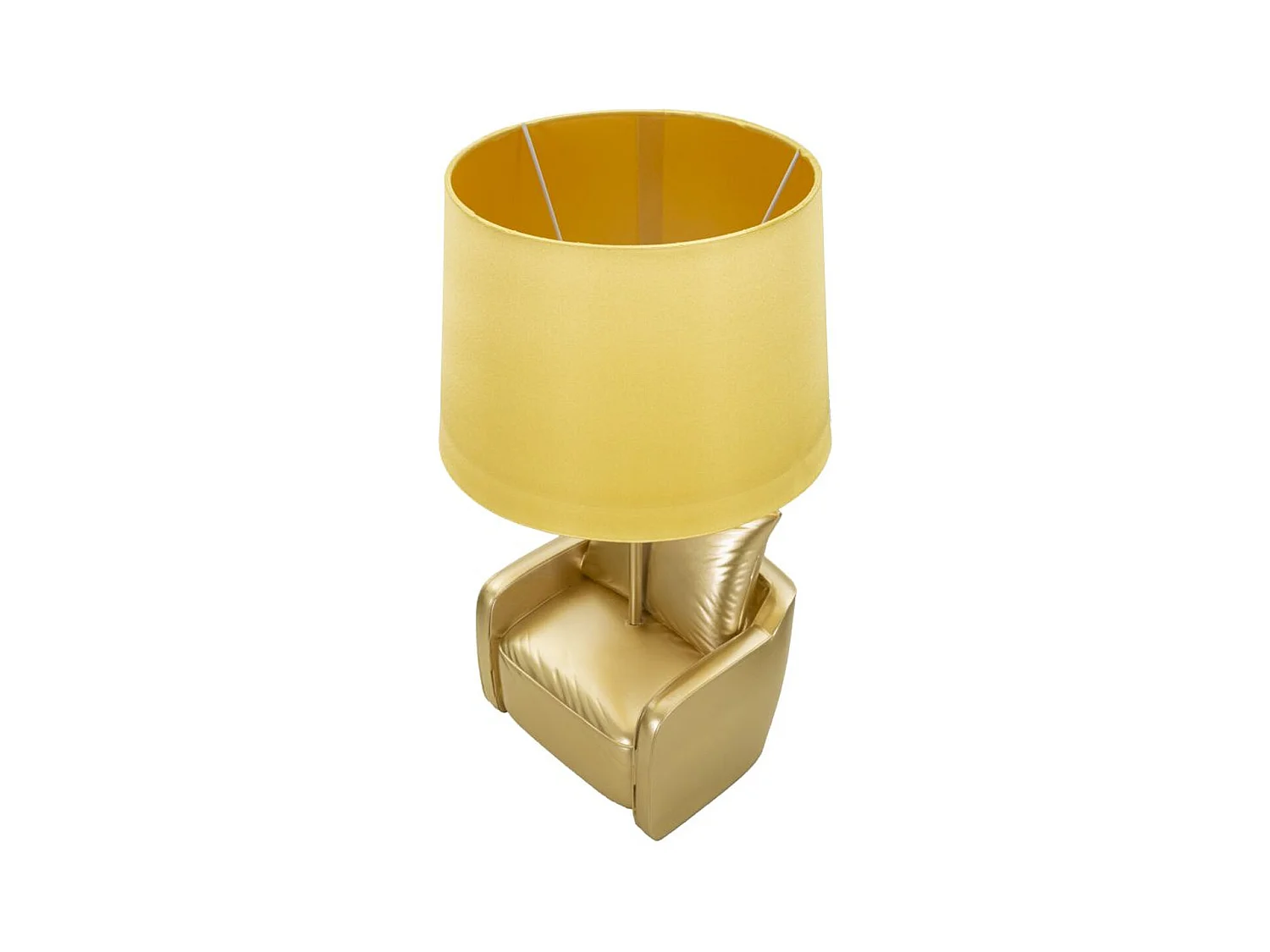 Tafellamp Leunstoel, Goud, 26x26x46 cm, Epikasa