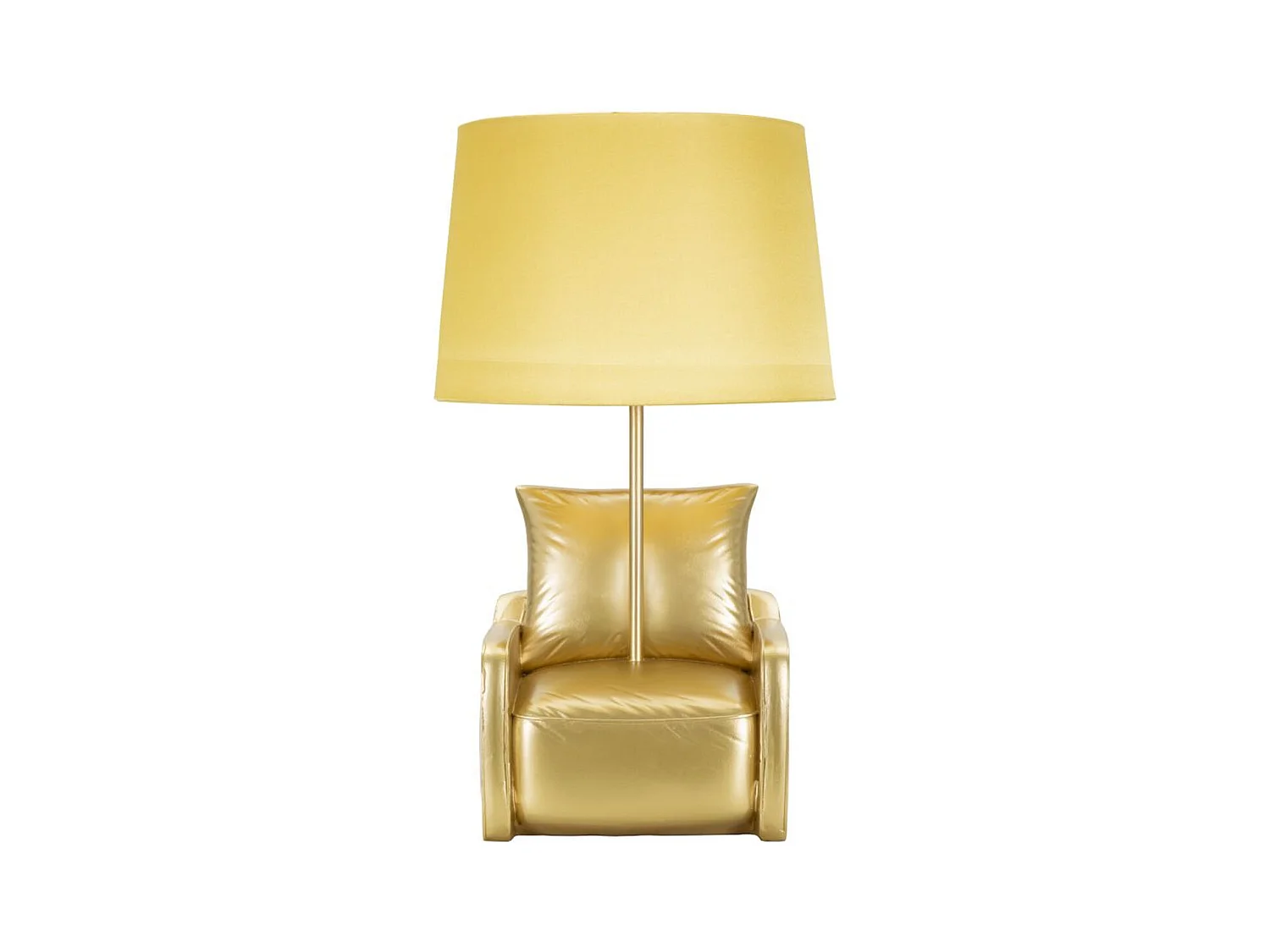 Lampe à Poser Fauteuil, Or, 26x26x46 cm, Epikasa