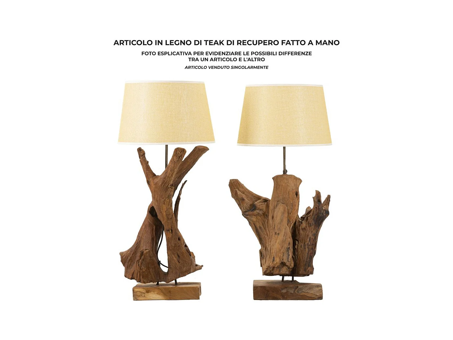 Lampada da Tavolo MF118, Marrone, 35x35x80 cm, Epikasa