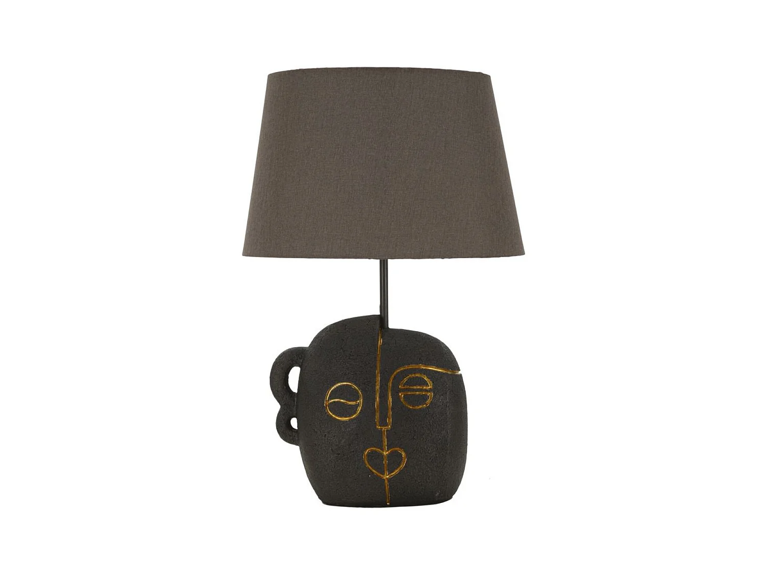 Candeeiro de Mesa MF162, Castanho, 30,5x30,5x46 cm, Epikasa