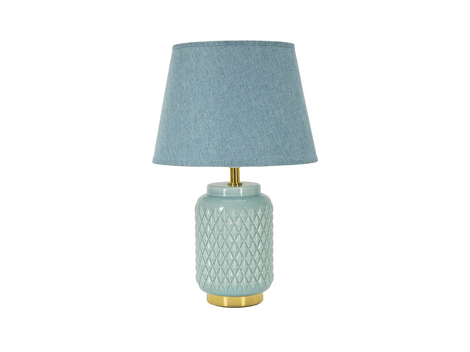 Lampe à Poser MF114, Bleu, 28x28x44 cm, Epikasa