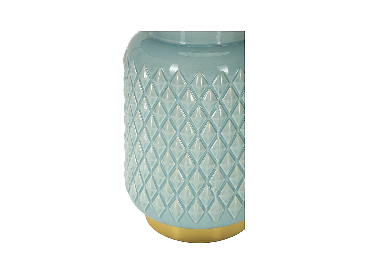 Lampe à Poser MF114, Bleu, 28x28x44 cm, Epikasa