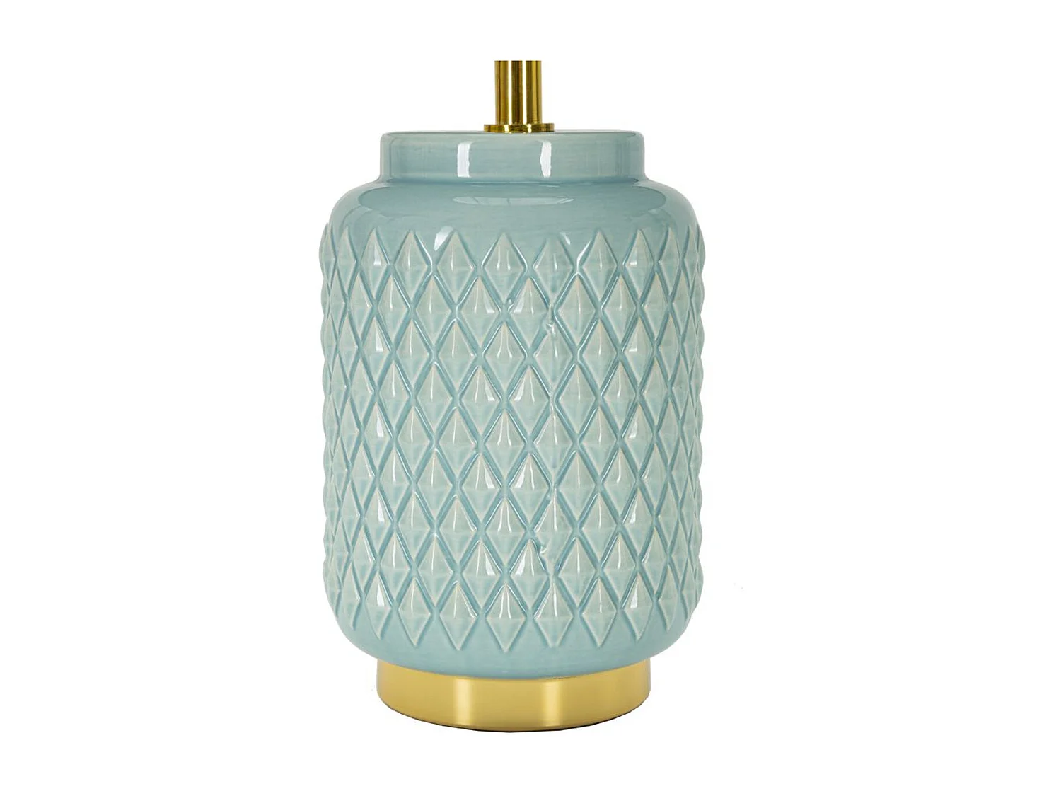 Candeeiro de Mesa MF114, Azul, 28x28x44 cm, Seven Design