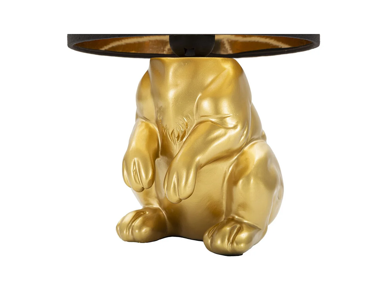 Lampa Stołowa Królik 1, Czarny, 20x20x43 cm, Epikasa