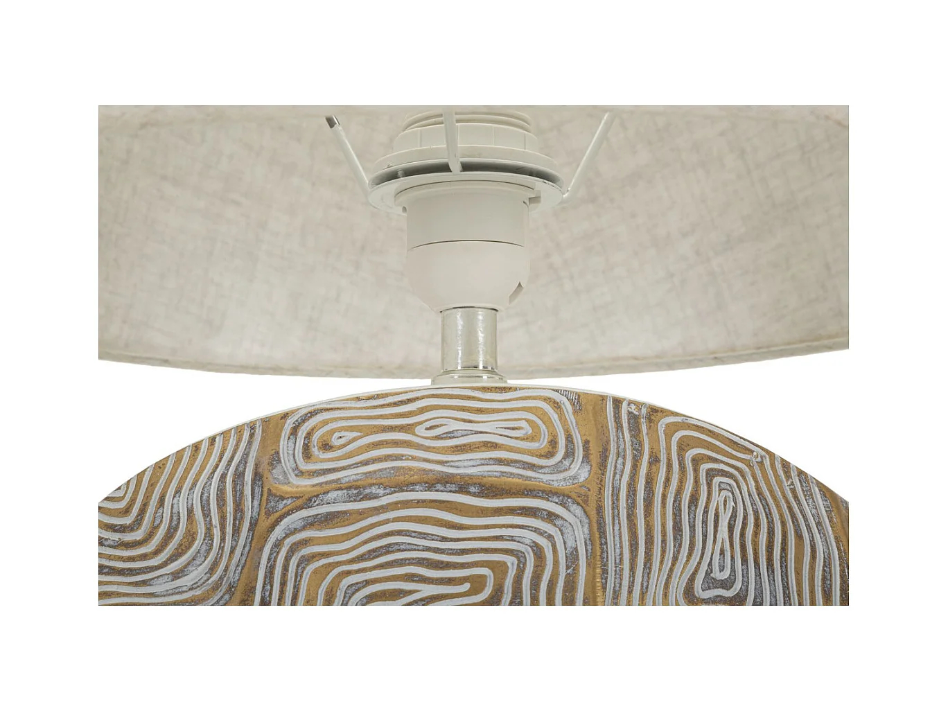 Tafellamp MF165, Beige, 38x38x68 cm, Epikasa