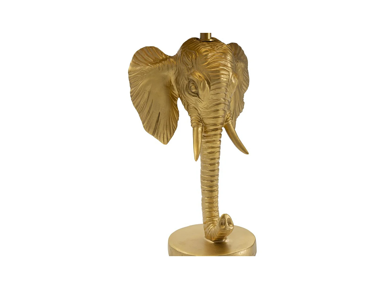 Lampe à Poser Éléphant, Noir, 32x32x59 cm, Seven Design