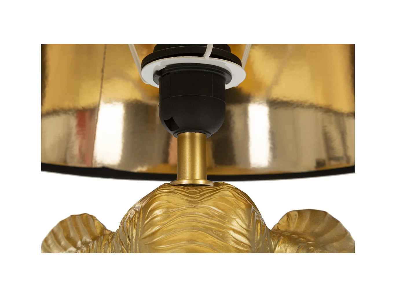 Lampe à Poser Éléphant, Noir, 32x32x59 cm, Seven Design