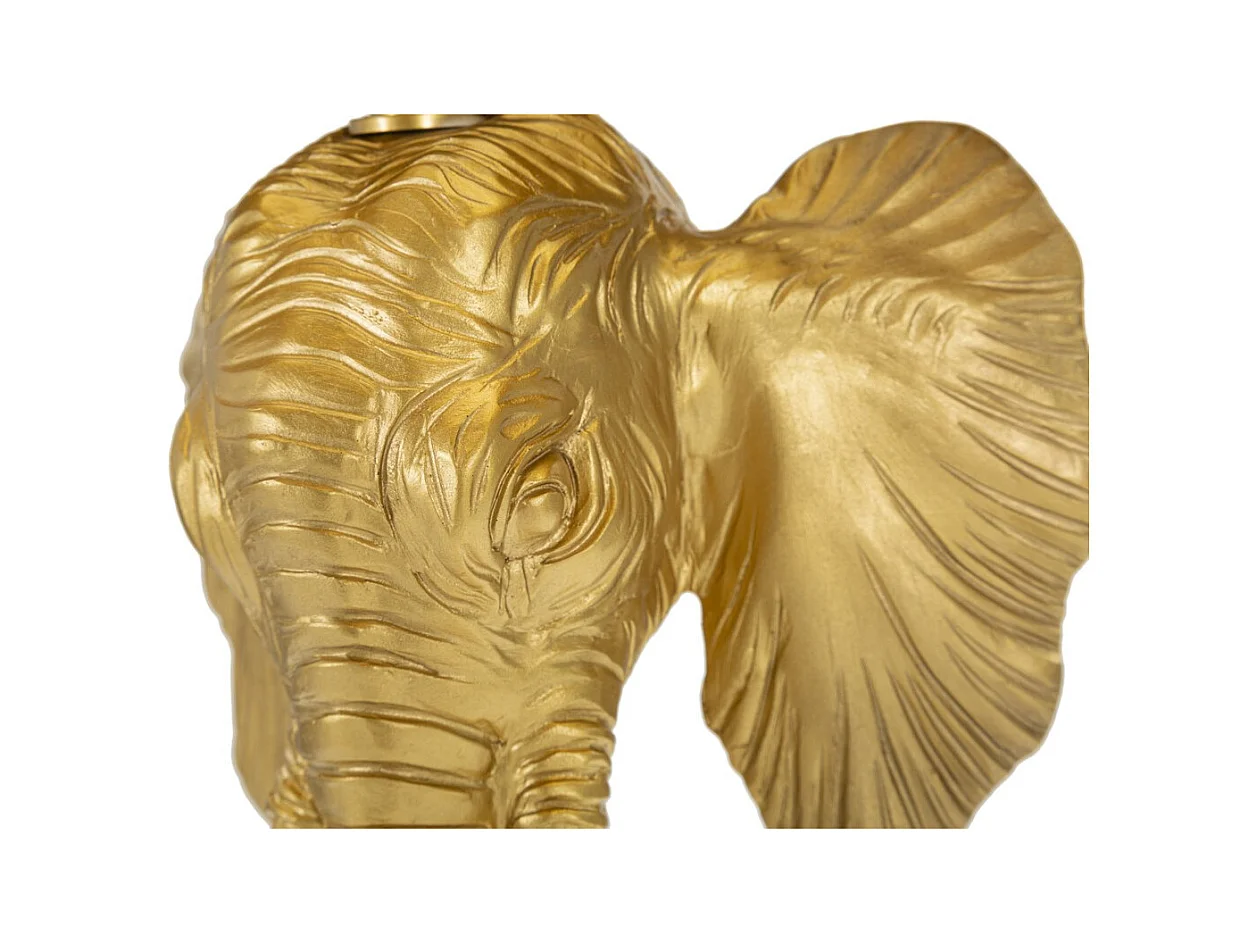 Lampe à Poser Éléphant, Noir, 32x32x59 cm, Seven Design