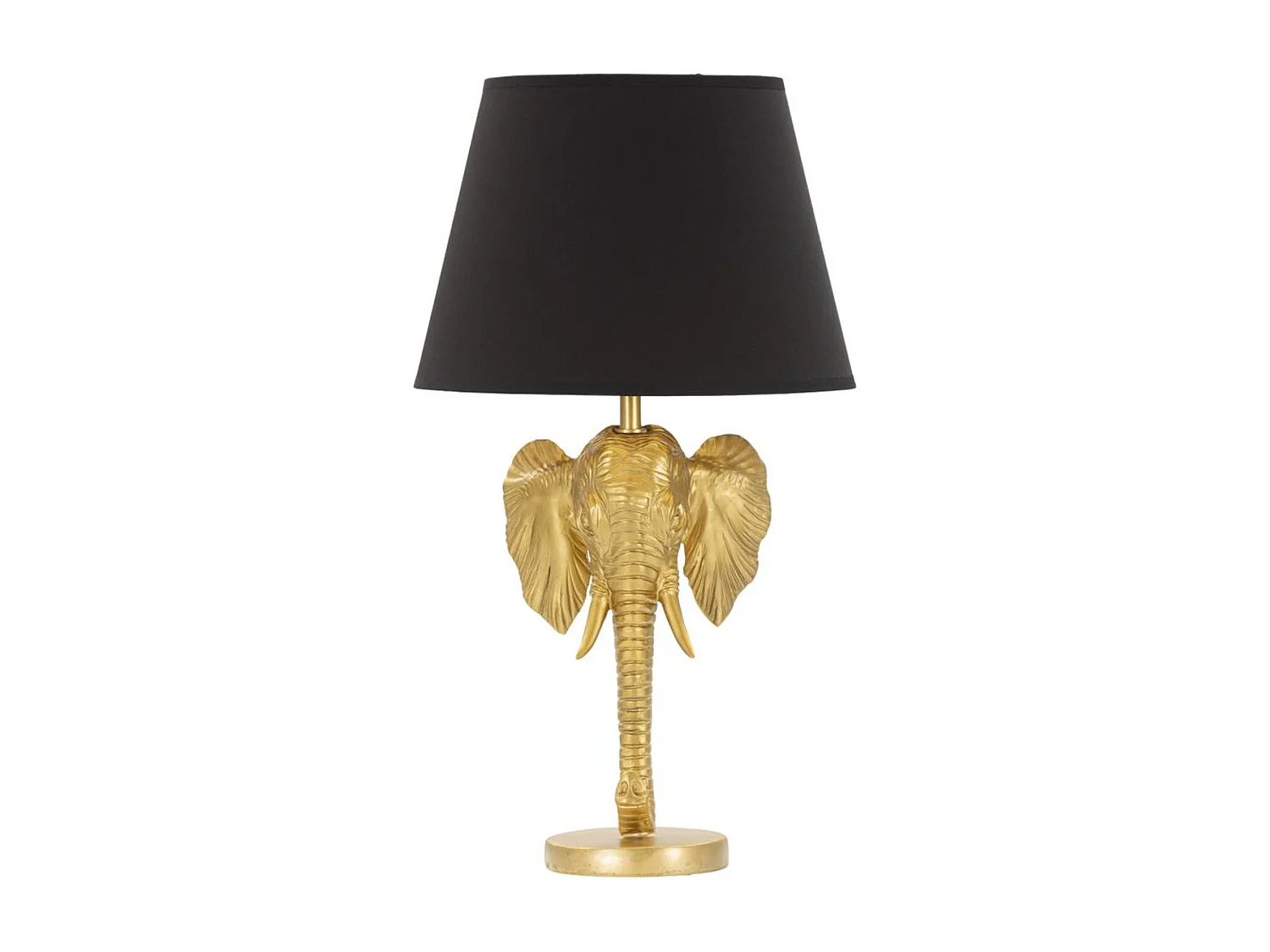 Lampa Stołowa Słoń, Czarny, 32x32x59 cm, Seven Design