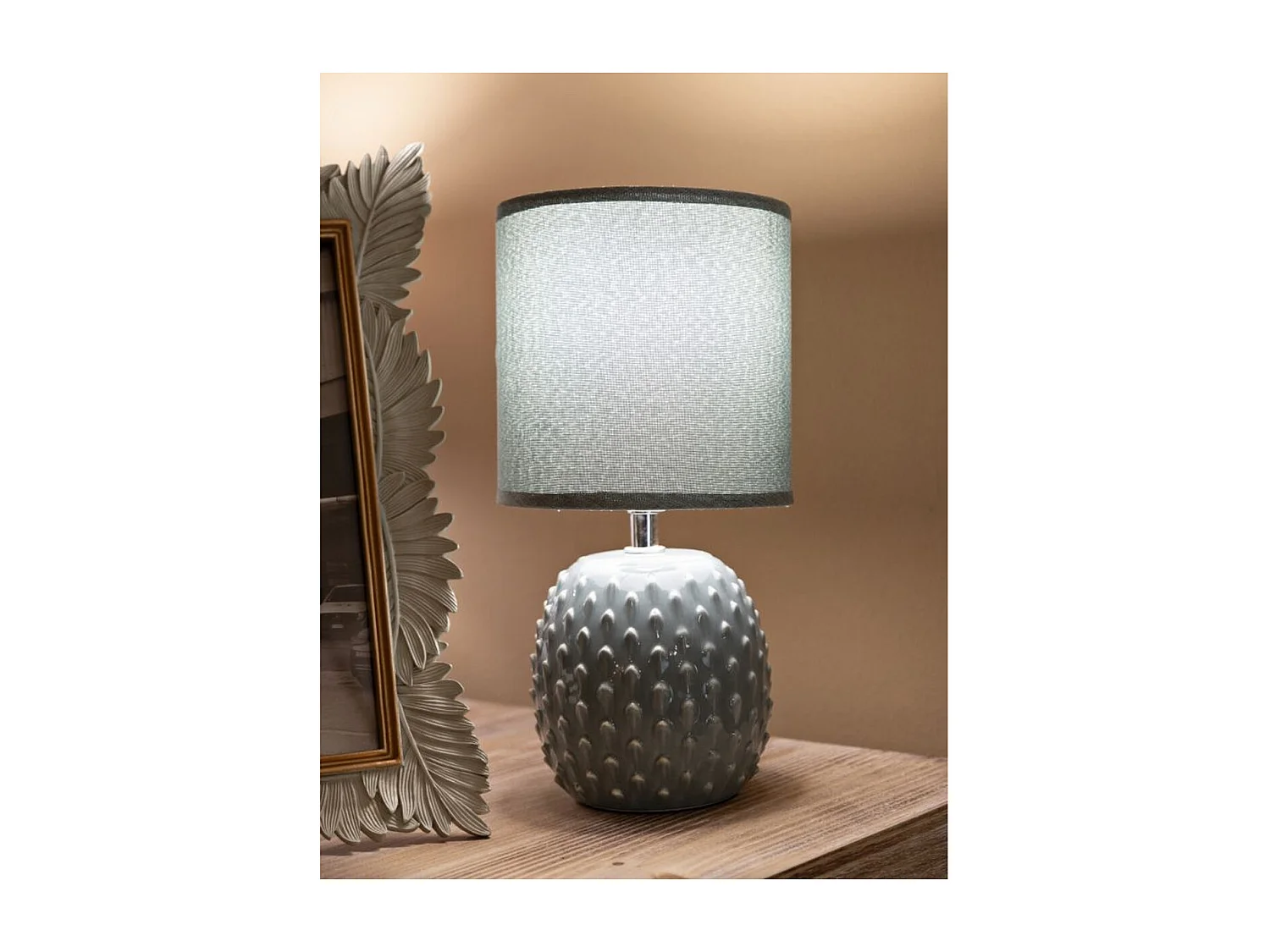 Lampada da Tavolo MF99, Blu, 14x14x27 cm, Seven Design