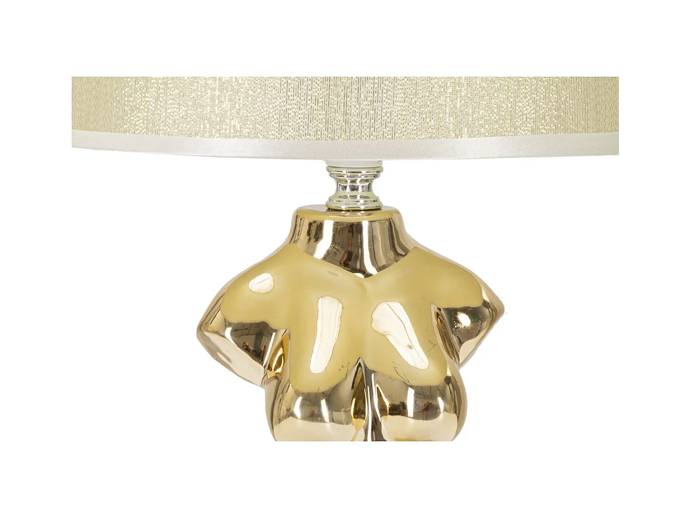 Lampa Stołowa Kobieta 1, Złoto, 25x25x42,5 cm, Epikasa