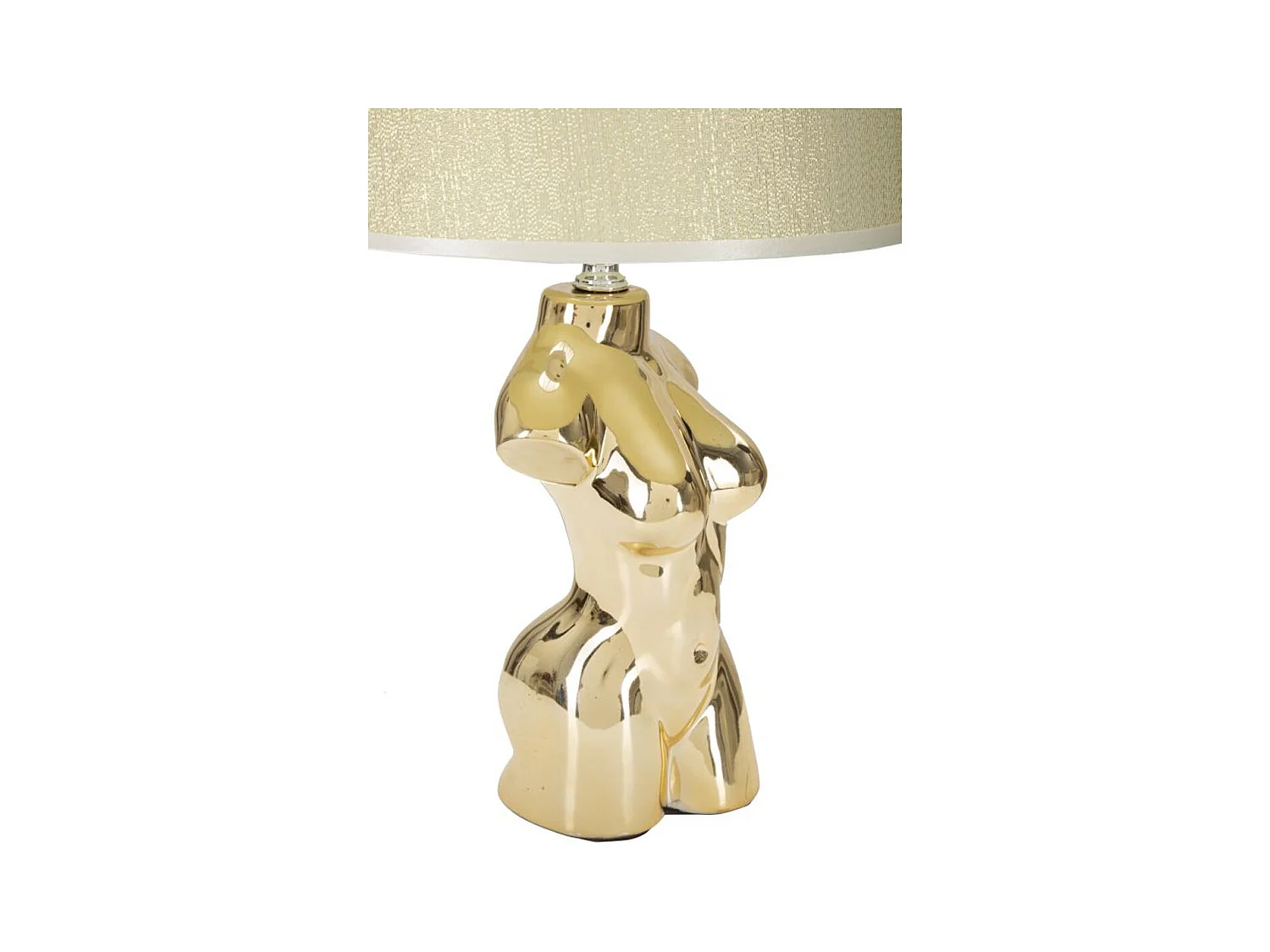 Lampa Stołowa Kobieta 1, Złoto, 25x25x42,5 cm, Epikasa