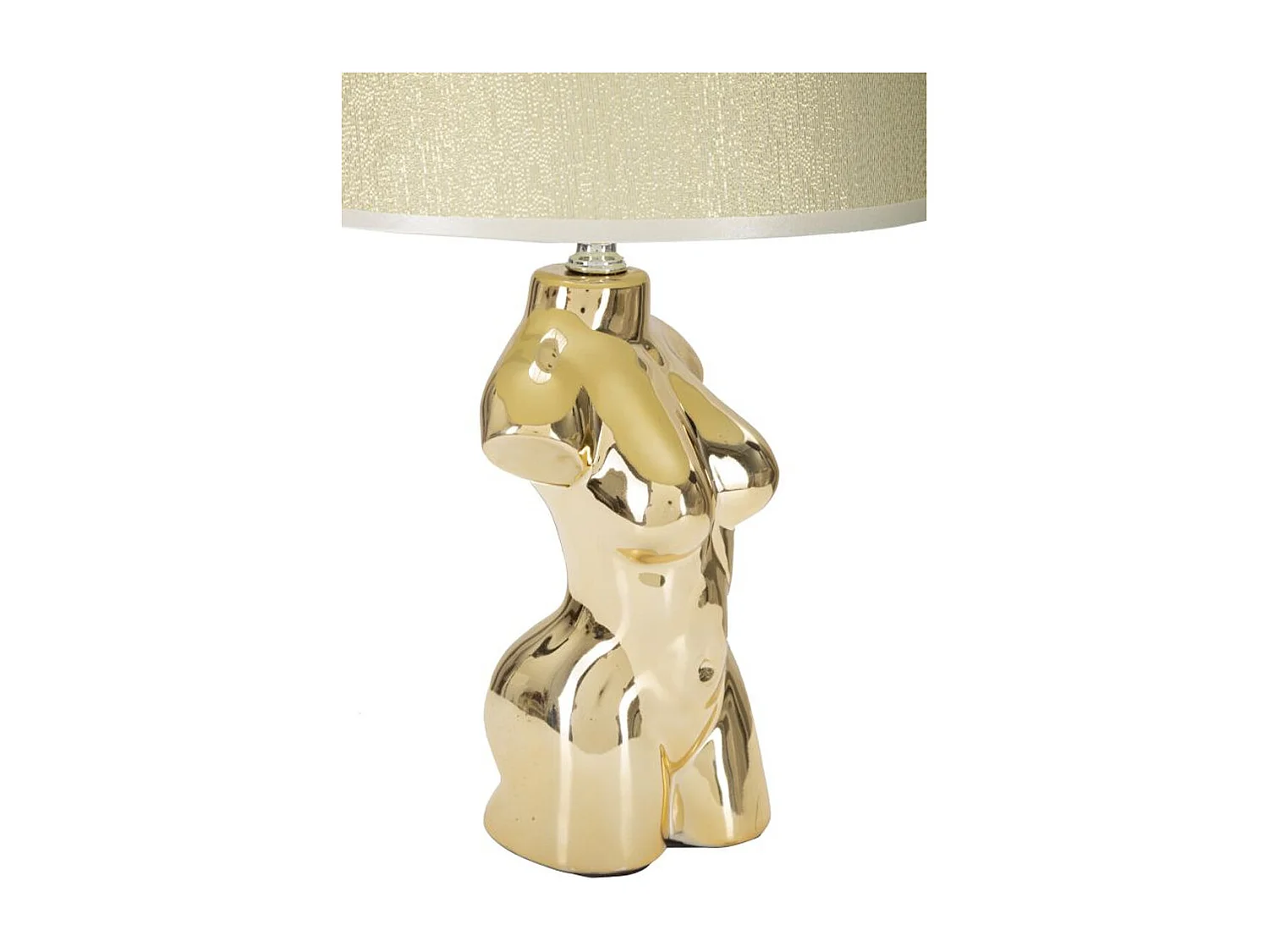 Lampe à Poser Femme 1, Or, 25x25x42,5 cm, Seven Design