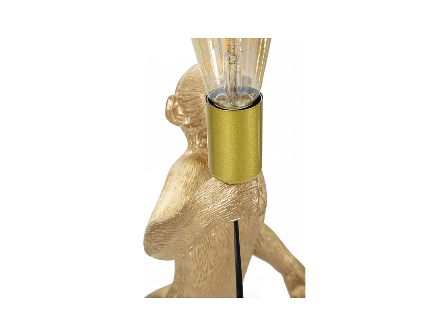 Tafellamp Aap 4, Goud, 26x34x55 cm, Epikasa