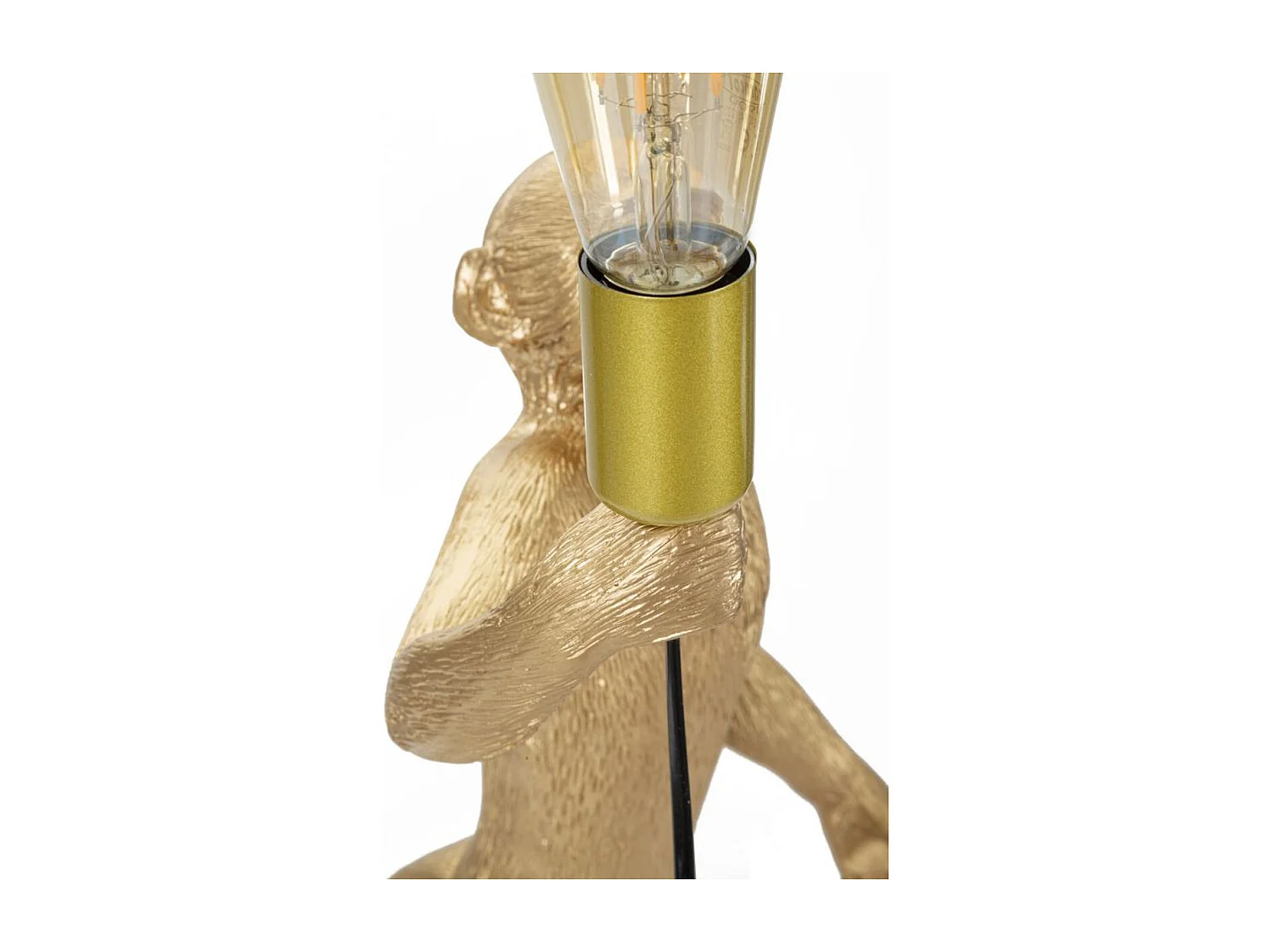 Lampa Stołowa Małpa 4, Złoto, 26x34x55 cm, Seven Design