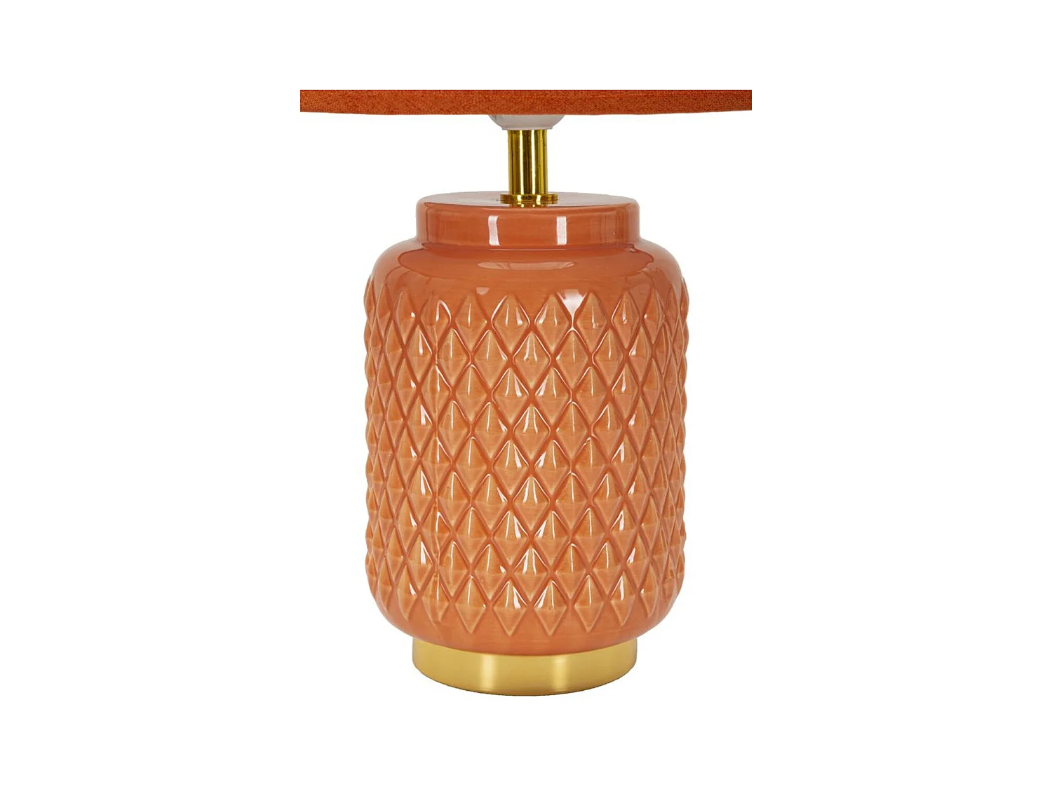 Tafellamp MF113, Oranje, 28x28x44 cm, Epikasa