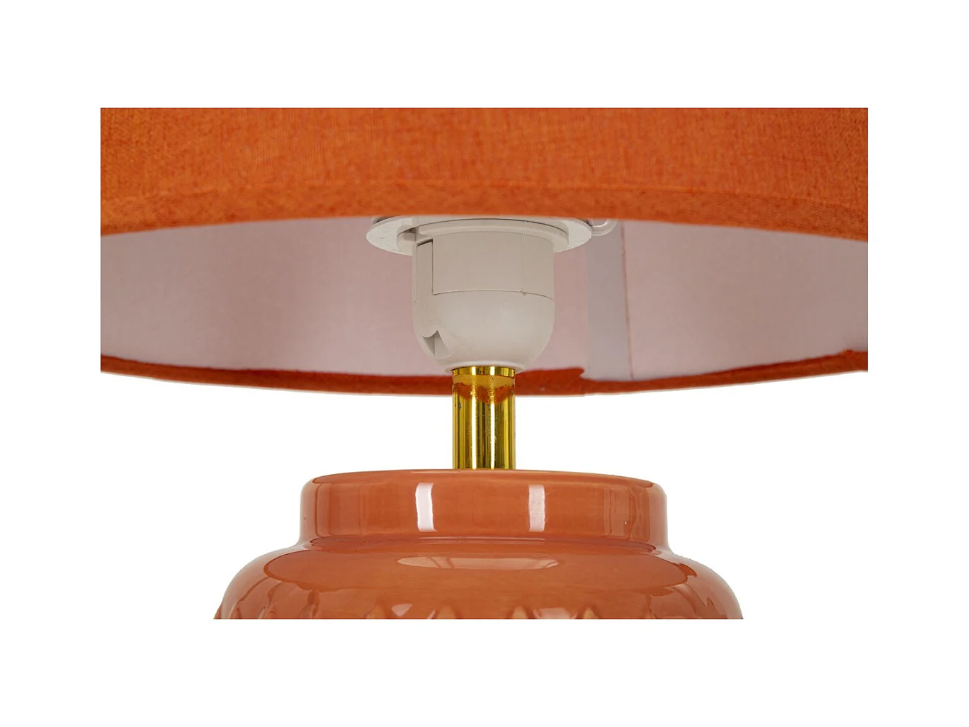 Tafellamp MF113, Oranje, 28x28x44 cm, Epikasa