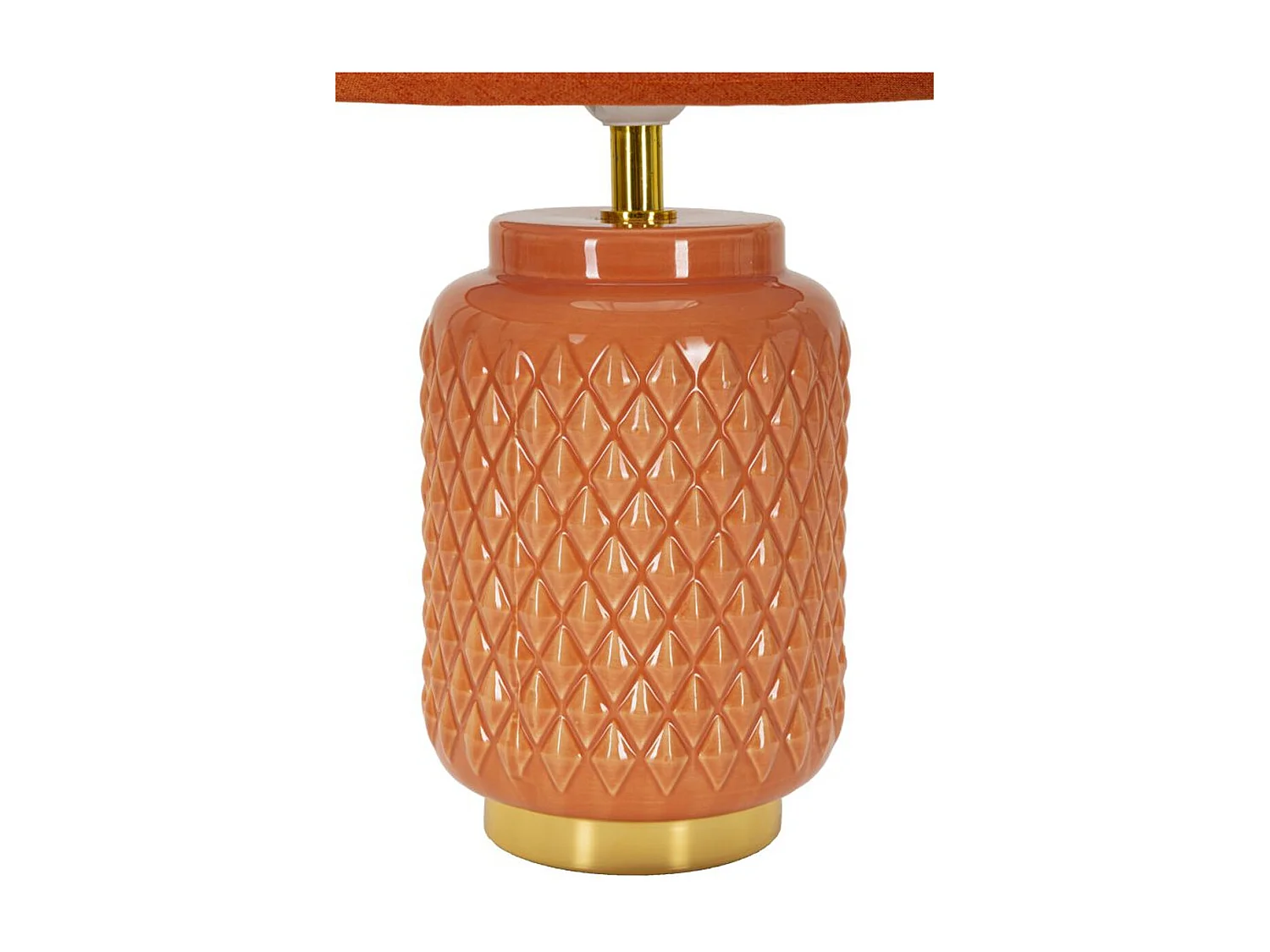 Lampa Stołowa MF113, Pomarańczowy, 28x28x44 cm, Seven Design