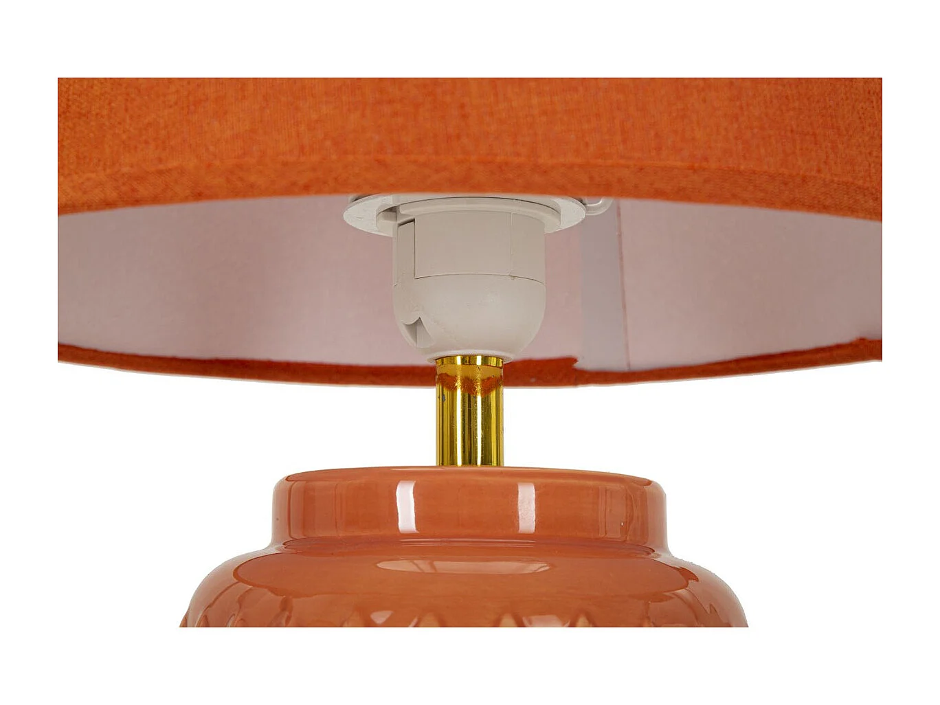 Lampa Stołowa MF113, Pomarańczowy, 28x28x44 cm, Seven Design