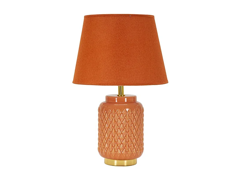 Lampa Stołowa MF113, Pomarańczowy, 28x28x44 cm, Seven Design