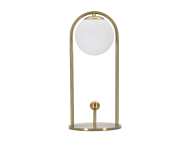 Candeeiro de Mesa MF148, Ouro, 21x21x47 cm, Epikasa