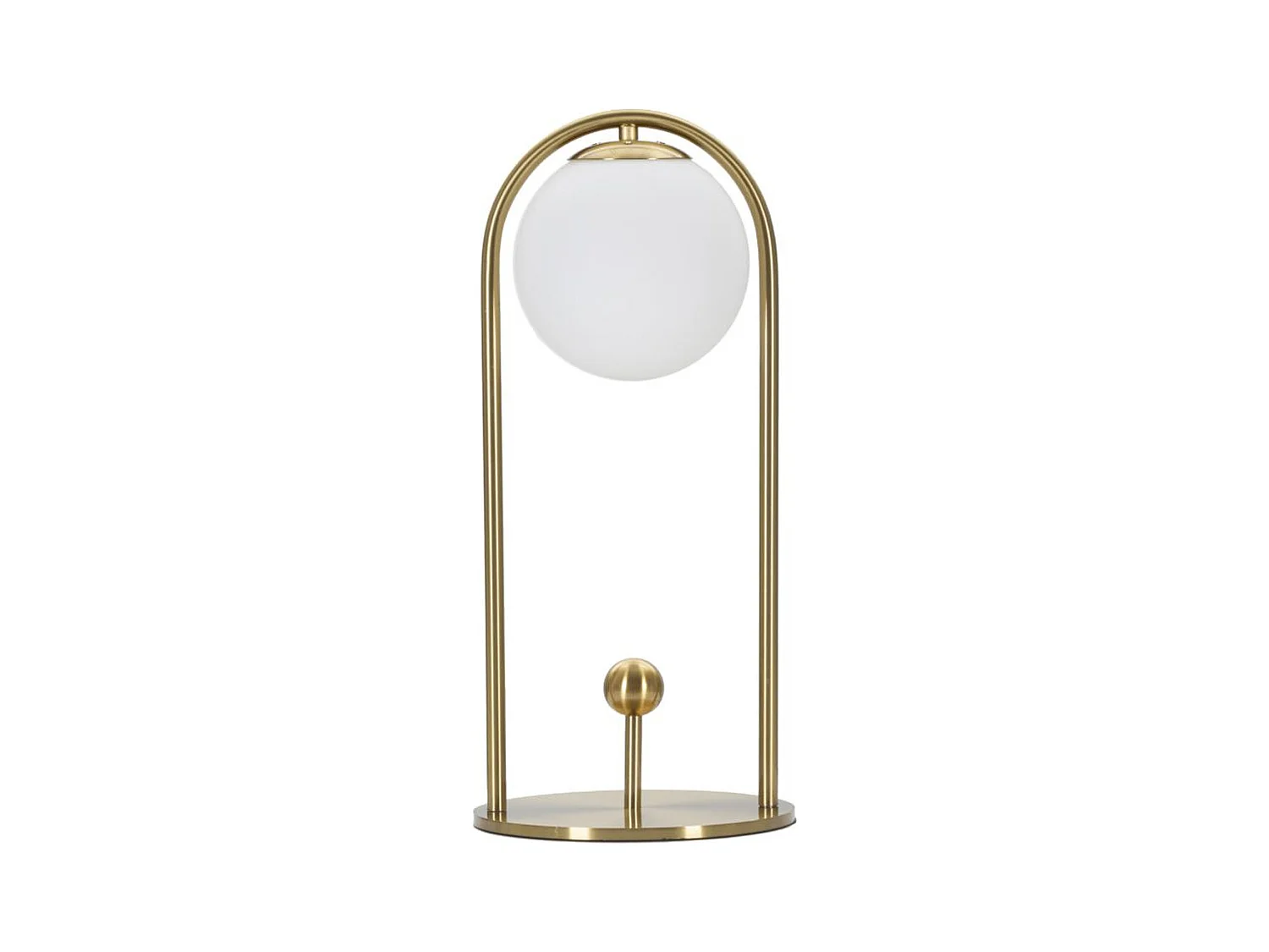 Lampa Stołowa MF148, Złoto, 21x21x47 cm, Epikasa