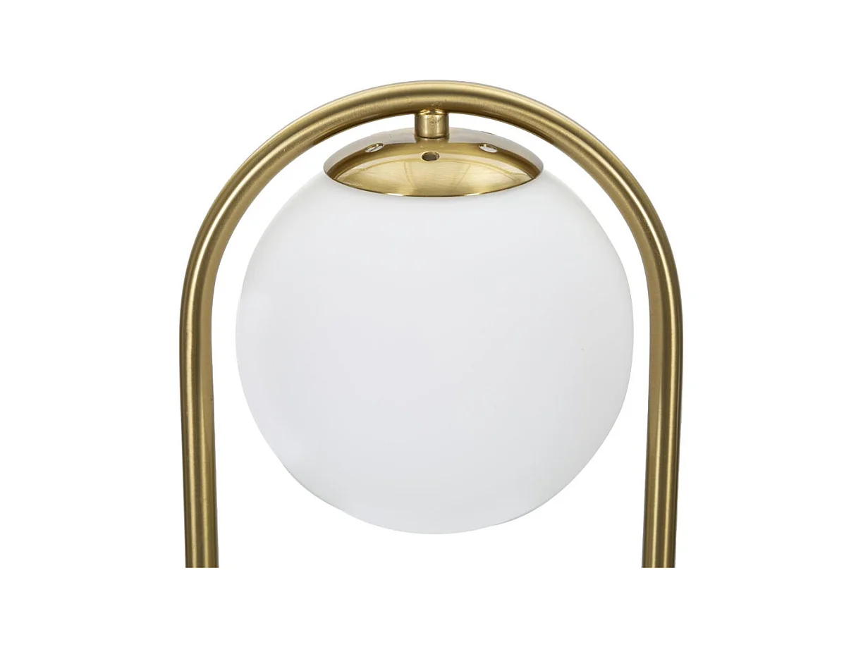 Lampa Stołowa MF148, Złoto, 21x21x47 cm, Epikasa