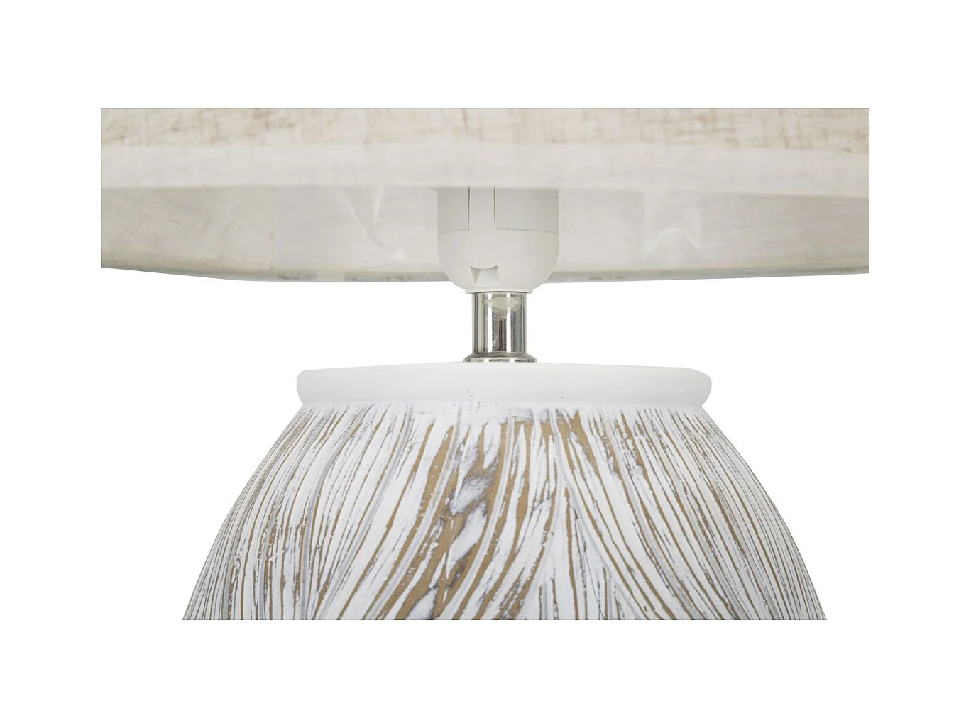 Lampa Stołowa MF166, Biały, 38x38x67 cm, Epikasa