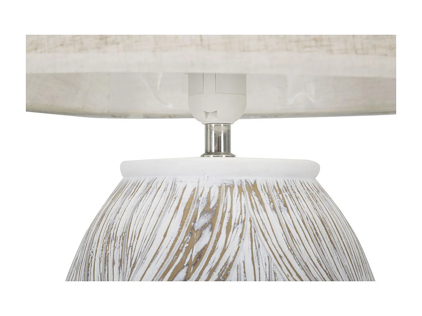 Lampa Stołowa MF166, Biały, 38x38x67 cm, Seven Design