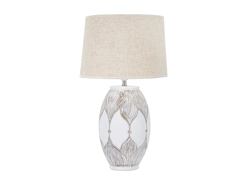 Lampa Stołowa MF166, Biały, 38x38x67 cm, Seven Design