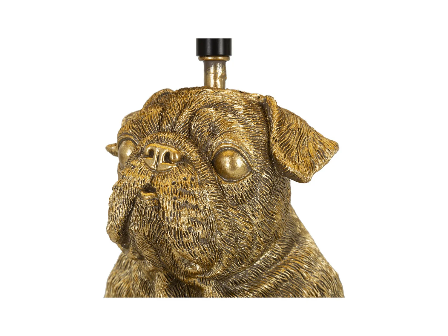 Lampa Stołowa Pies 1, Czarny, 26x26x43,8 cm, Epikasa