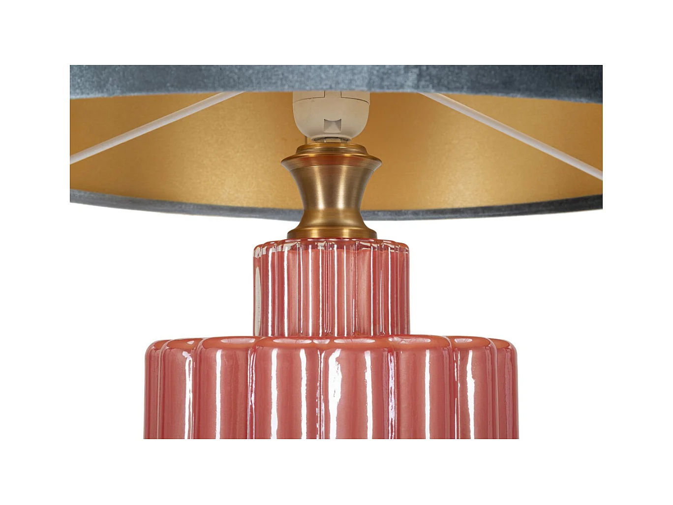 Lampa Stołowa MF173, Niebieski, 40x40x70 cm, Epikasa