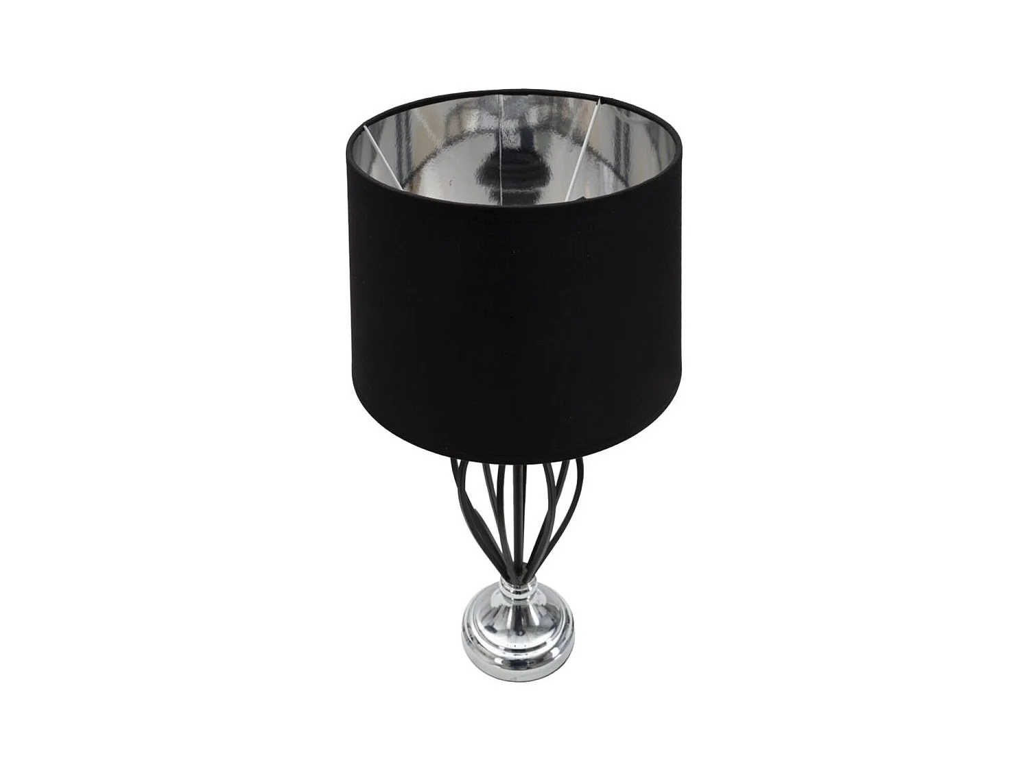 Lampada da Tavolo MF137, Nero, 28x28x56 cm, Epikasa