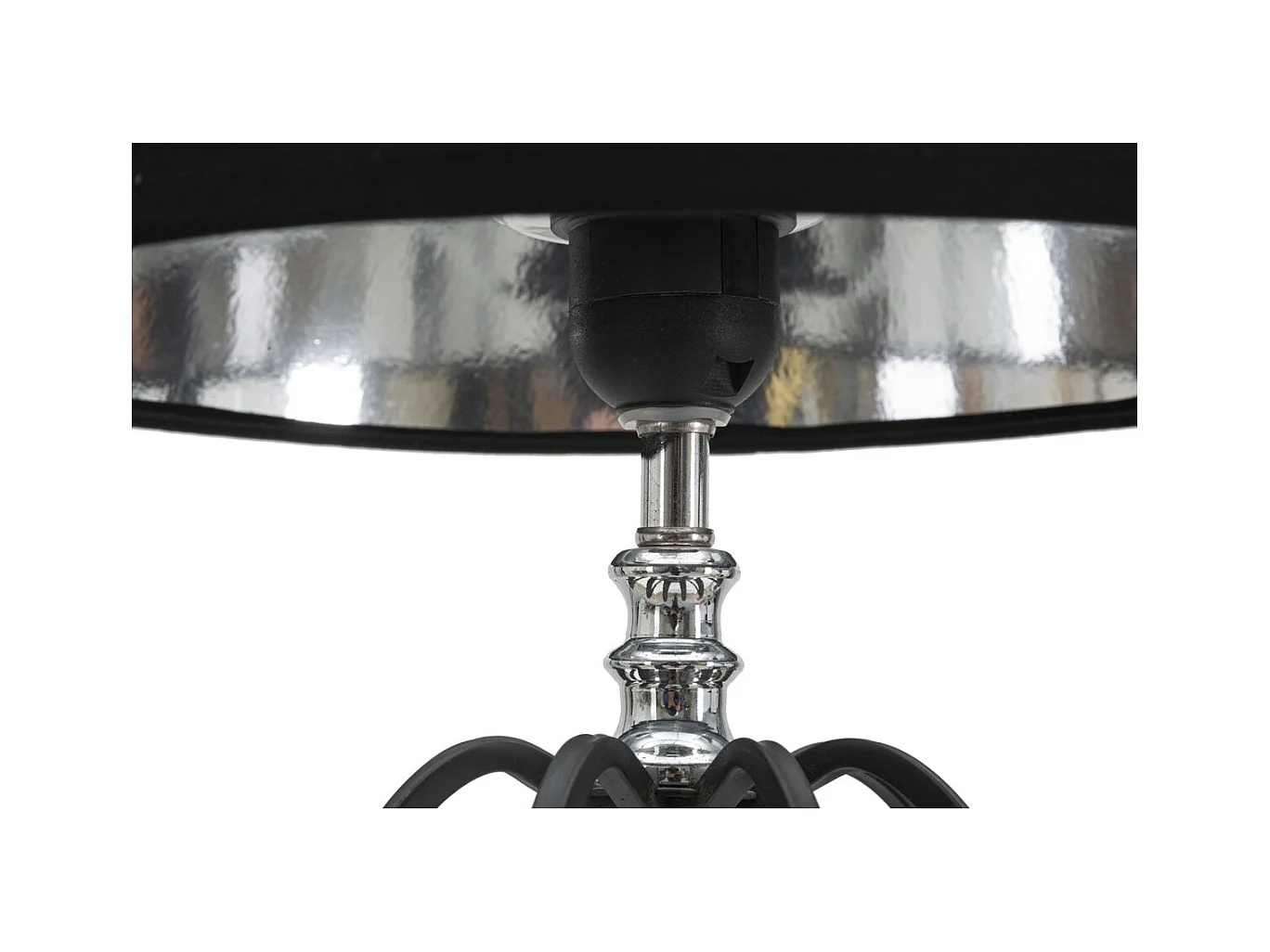 Lampada da Tavolo MF137, Nero, 28x28x56 cm, Epikasa