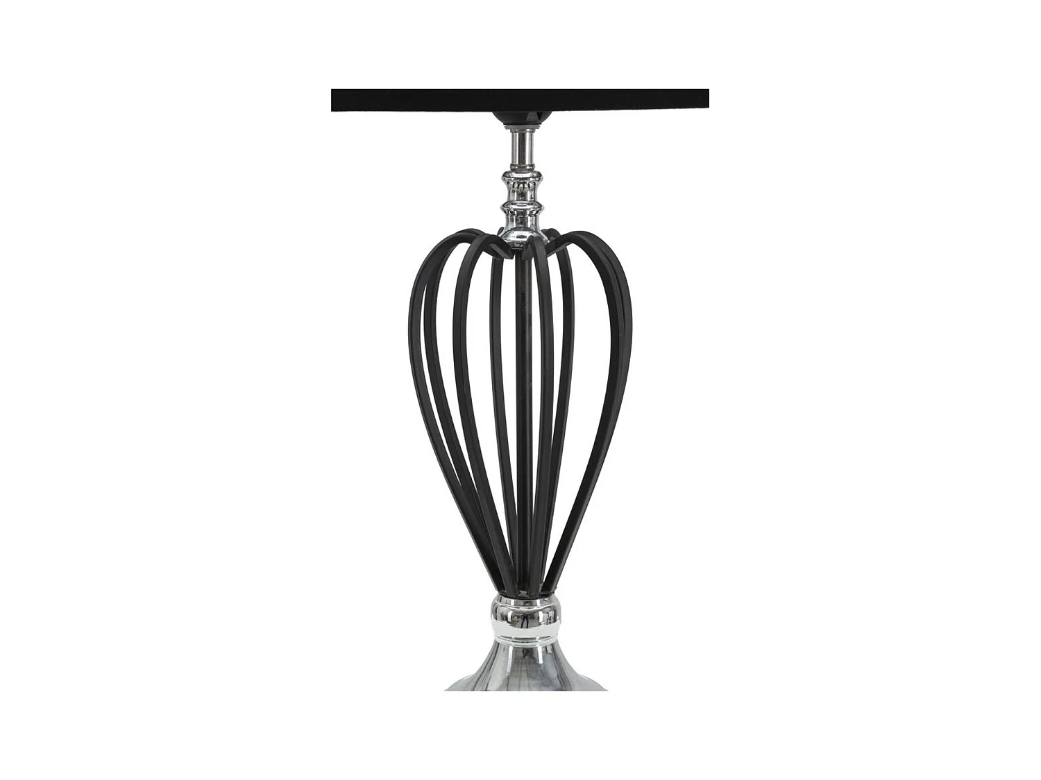 Lampada da Tavolo MF137, Nero, 28x28x56 cm, Epikasa