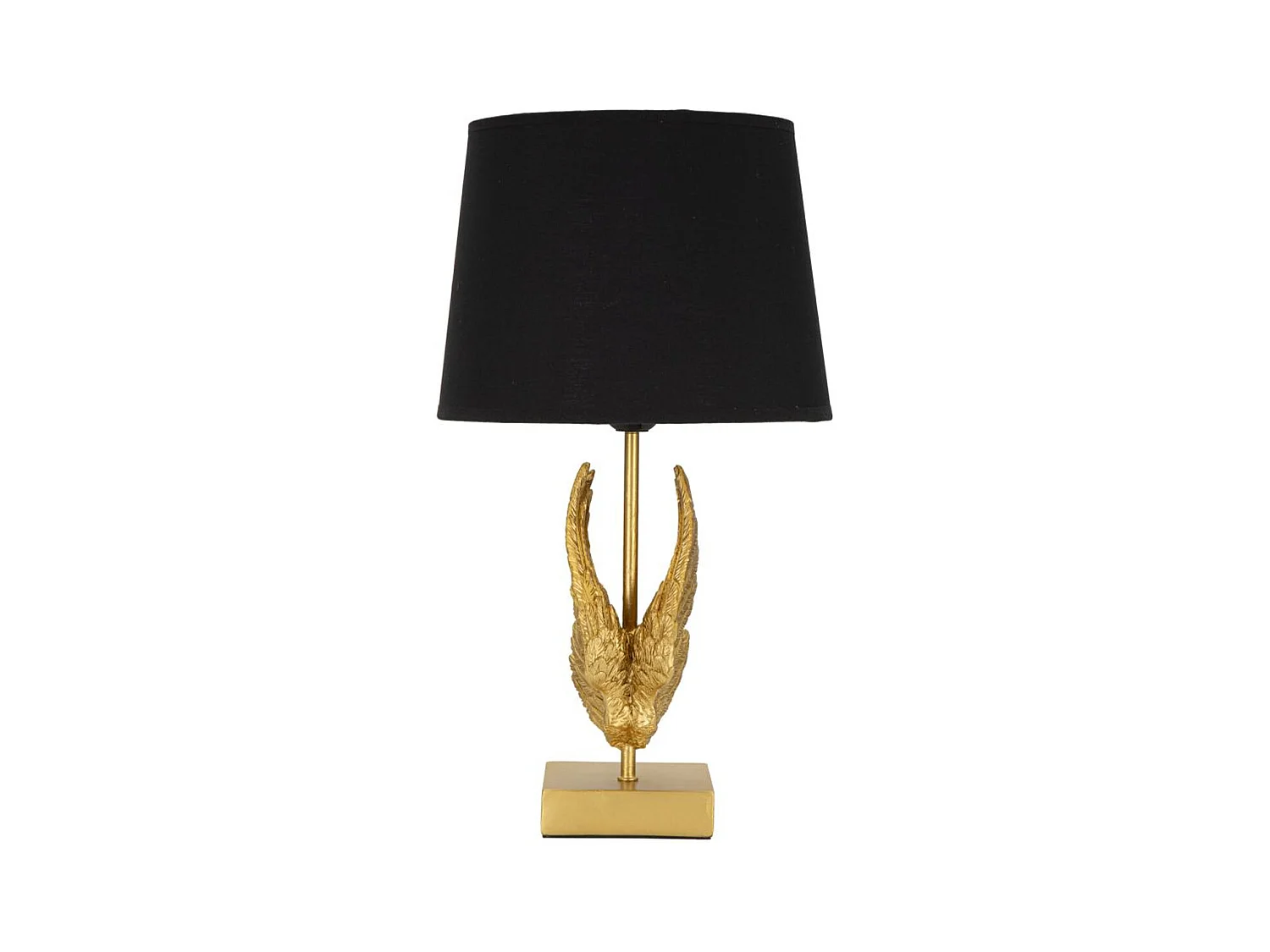 Lampada da Tavolo Ali 4, Nero, 25x25x45 cm, Epikasa