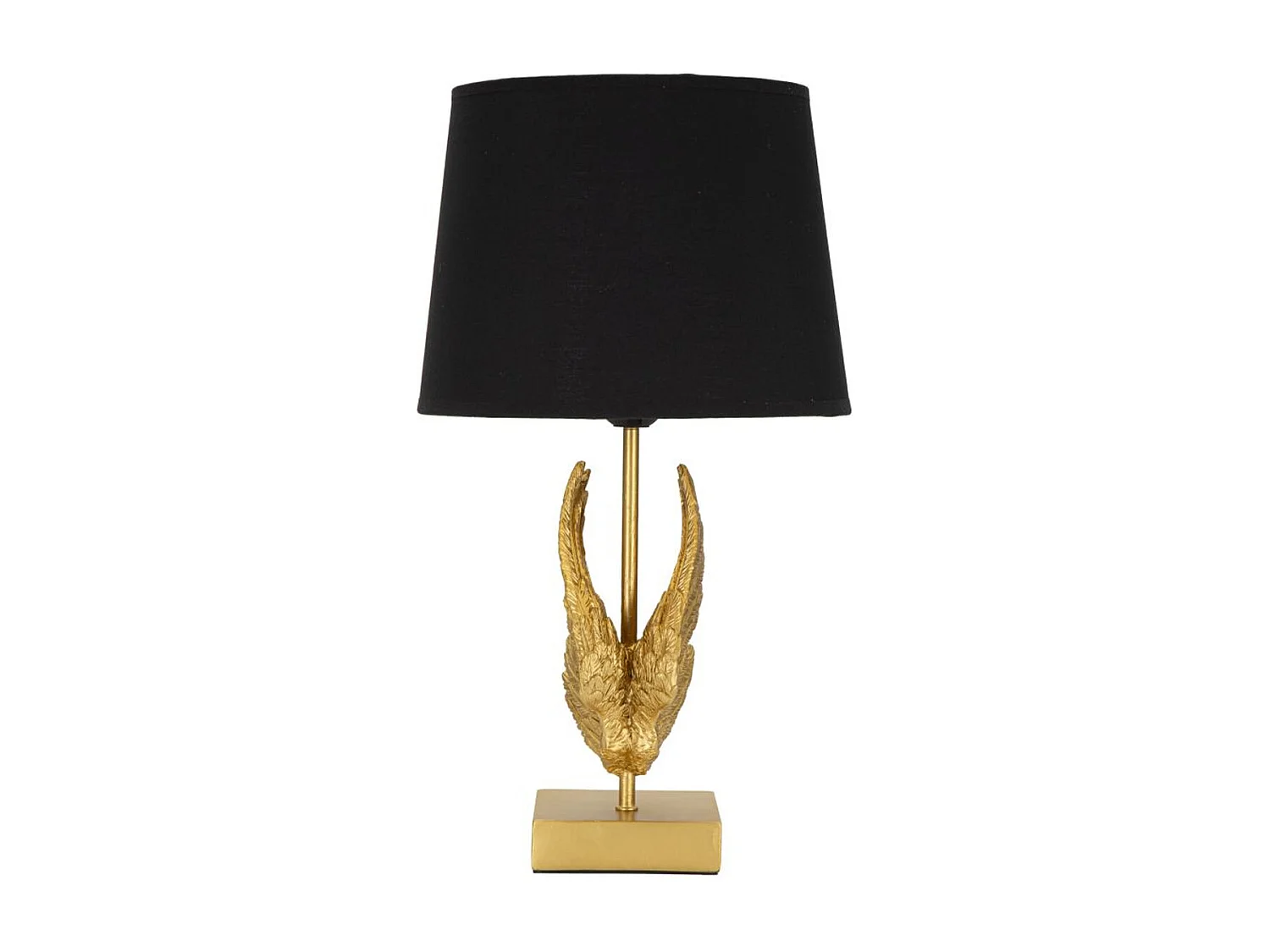 Lampa Stołowa Skrzydła 4, Czarny, 25x25x45 cm, Seven Design