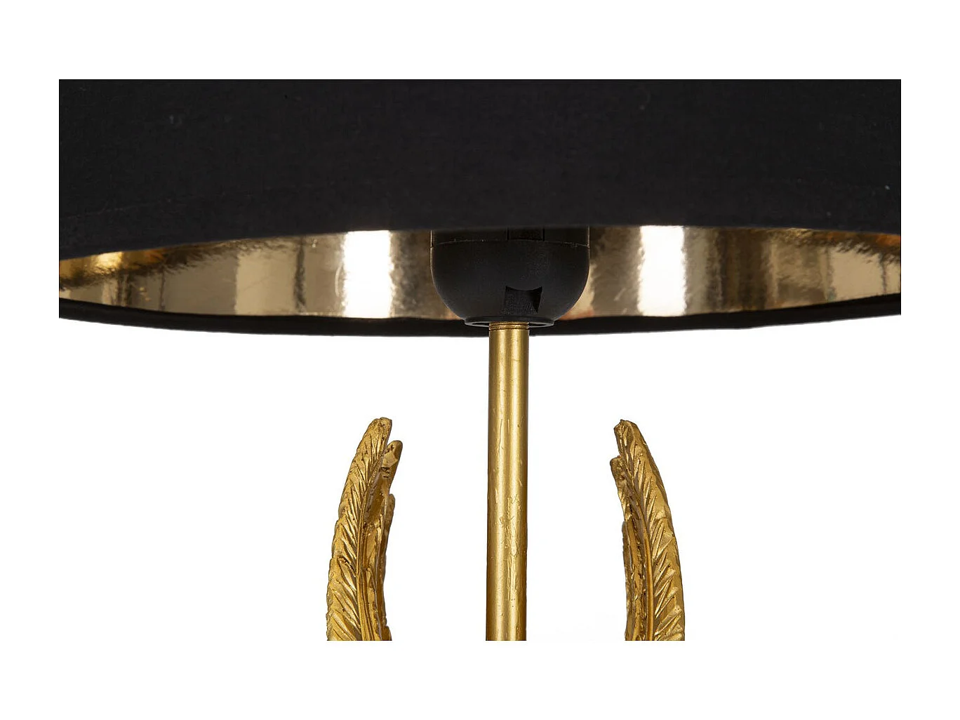 Lampa Stołowa Skrzydła 4, Czarny, 25x25x45 cm, Seven Design