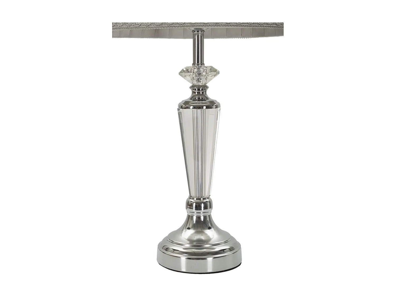 Lampada da Tavolo MF155, Argento, 30x30x56 cm, Seven Design