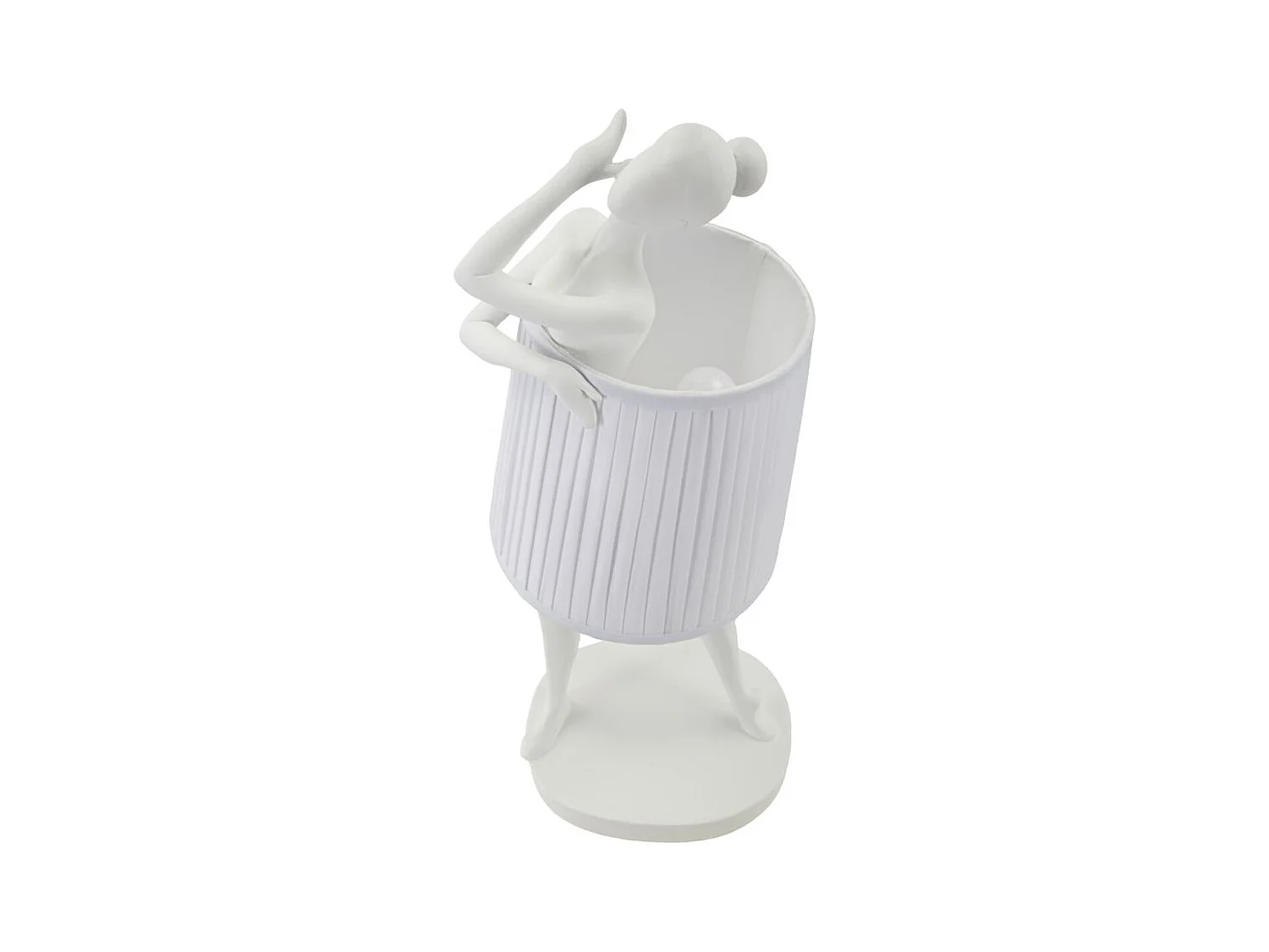 Lampa Stołowa Balerina 2, Biały, 29x25x62,5 cm, Epikasa