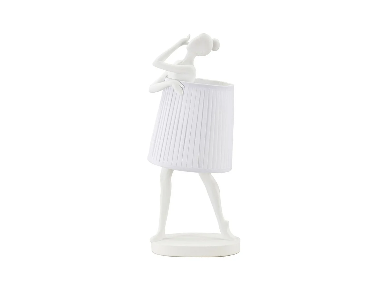 Lampe à Poser Danseur 2, Blanc, 29x25x62,5 cm, Epikasa