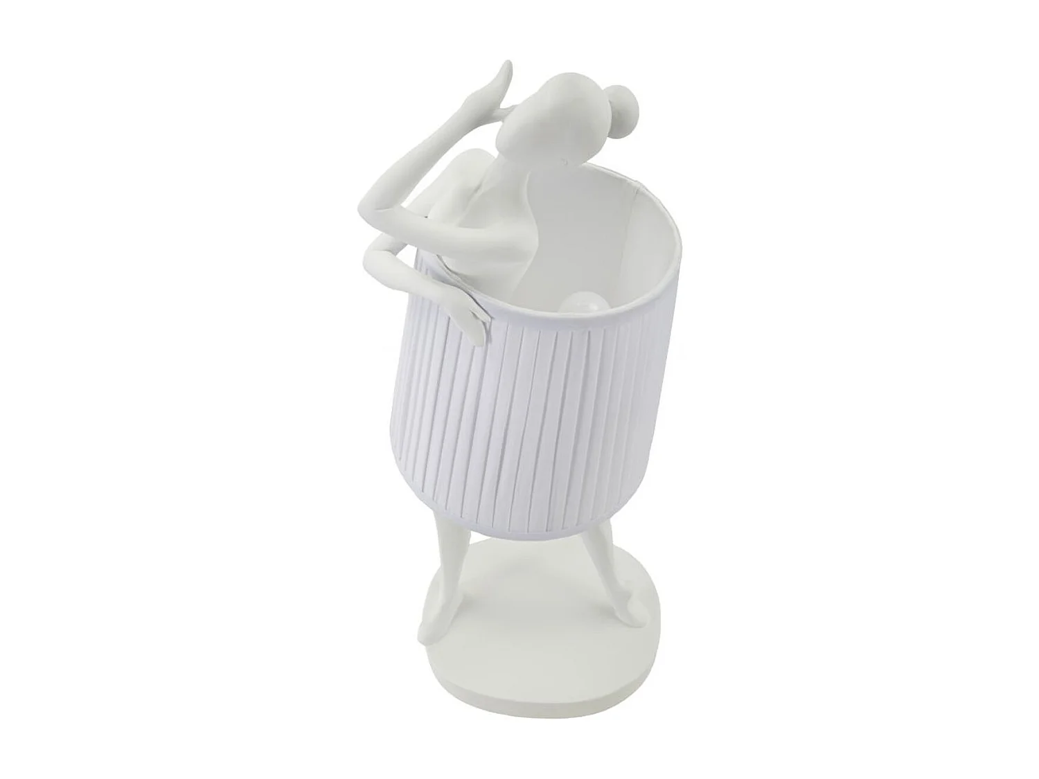 Lampa Stołowa Balerina 2, Biały, 29x25x62,5 cm, Seven Design