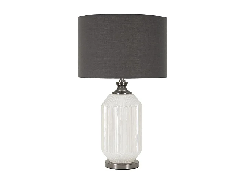 Lampa Stołowa MF174, Szary, 37,5x37,5x65 cm, Epikasa