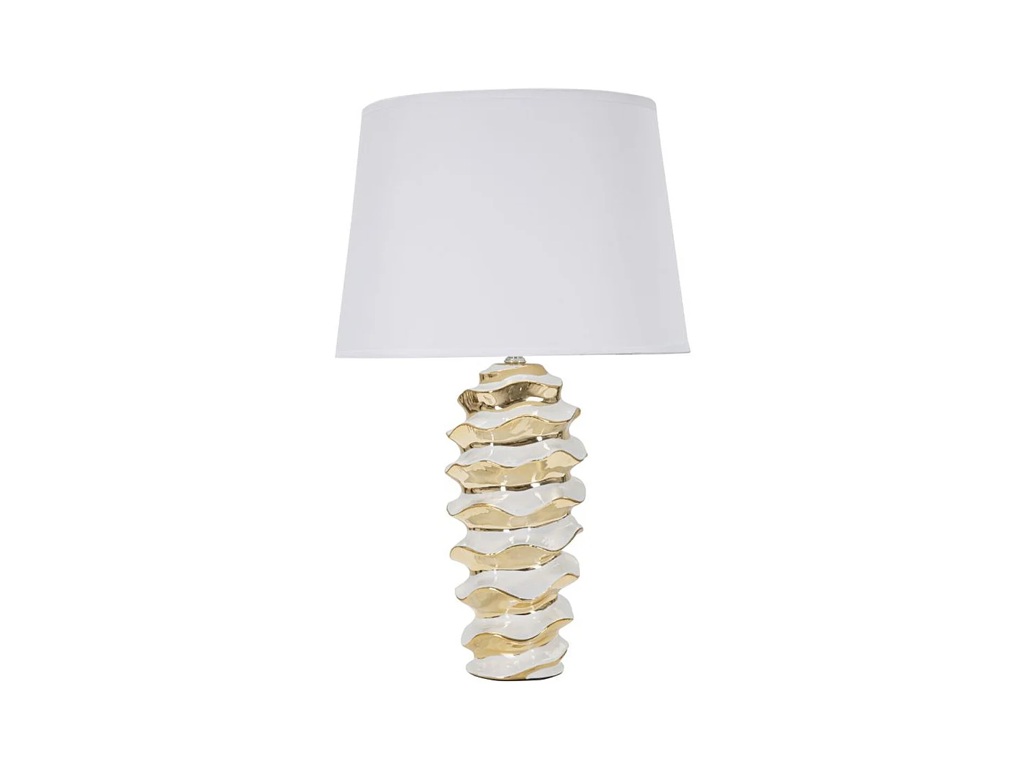 Lampada da Tavolo MF110, Bianco, 33x33x53 cm, Epikasa