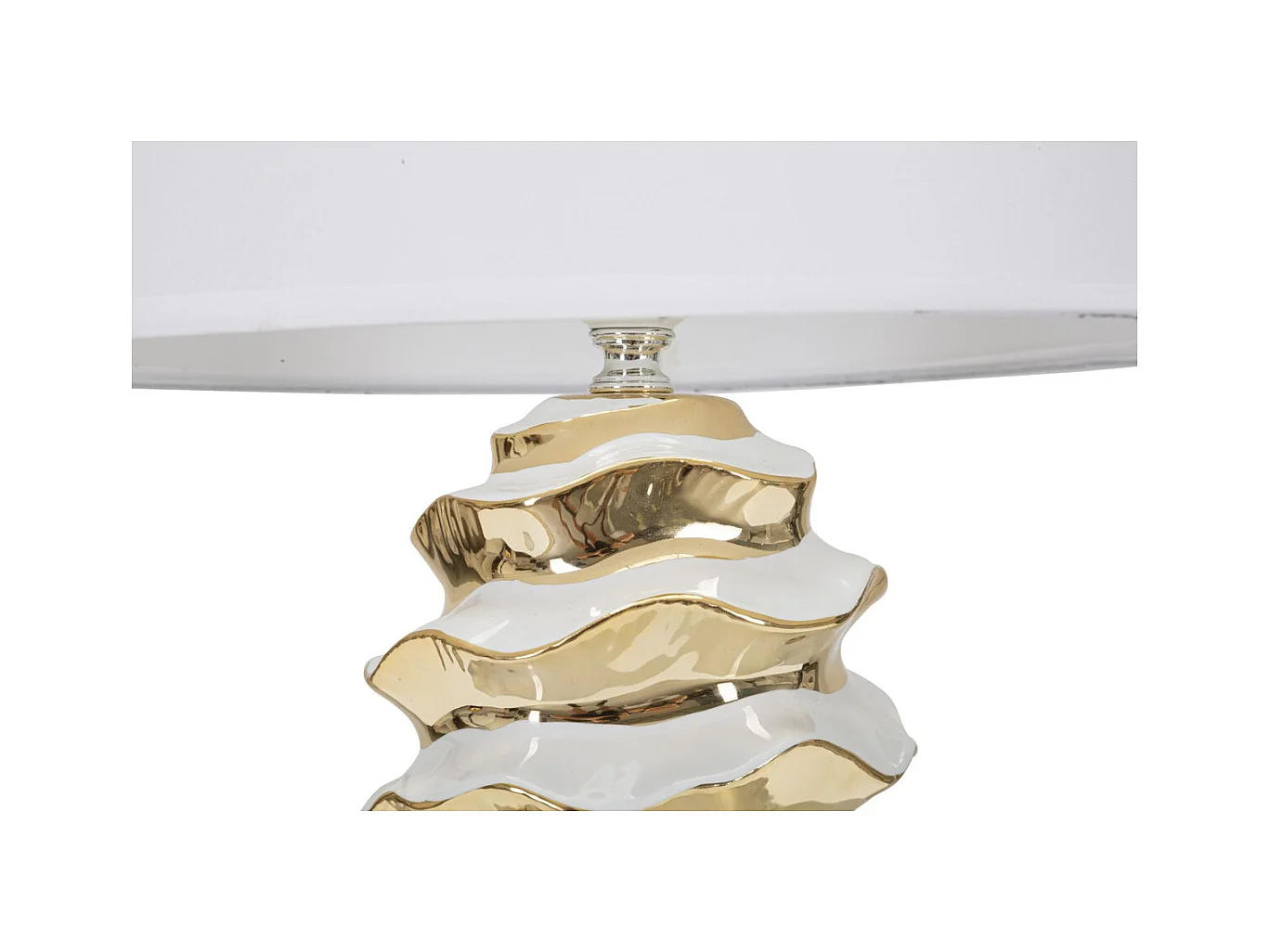 Lampada da Tavolo MF110, Bianco, 33x33x53 cm, Epikasa