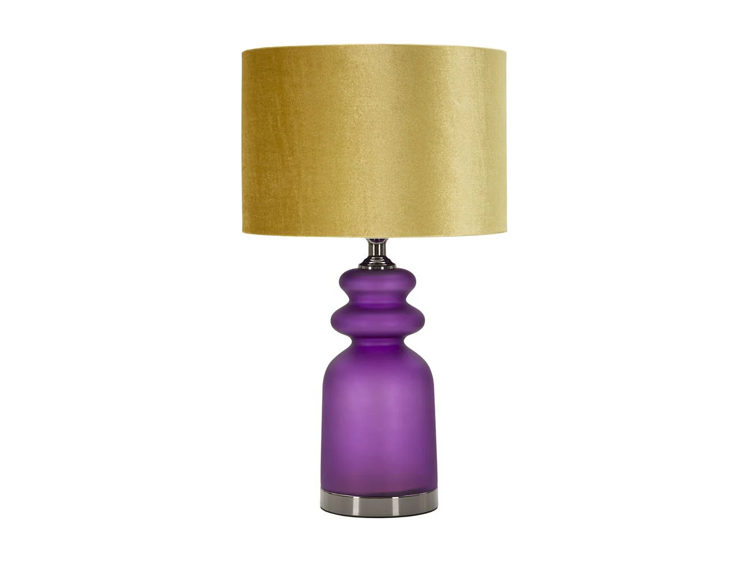 Lampe à Poser MF179, Violet, 32,5x32,5x57,5 cm, Seven Design