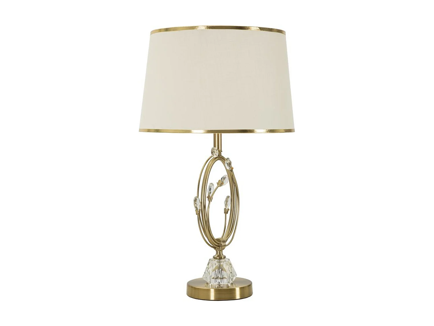 Lampe à Poser MF152, Blanc, 36x36x60 cm, Seven Design