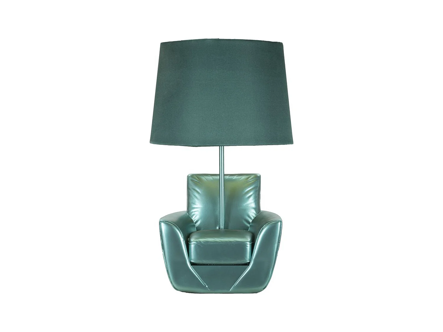 Lampa Stołowa Fotel 2, Niebieski, 26x26x43 cm, Epikasa